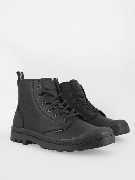 Pampa Zip Enkellaarsjes Uit Leder Palladium Zwart men 76888008 ander zicht 2