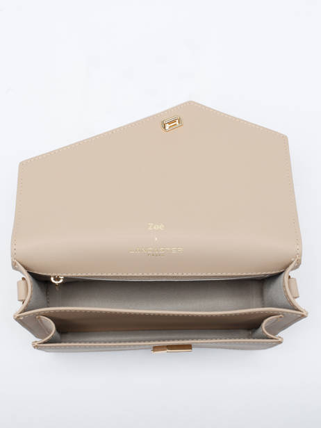 Cross Body Tas Zoé Leder Lancaster Beige zoe 10 ander zicht 3