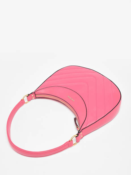 Schoudertas Rafale Leder Etrier Roze rafale ERAF017M ander zicht 2