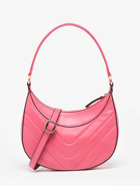 Schoudertas Rafale Leder Etrier Roze rafale ERAF017M ander zicht 4