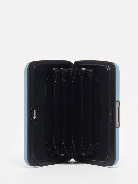 Kaarthouder Leder Ogon Blauw matte MAT ander zicht 1