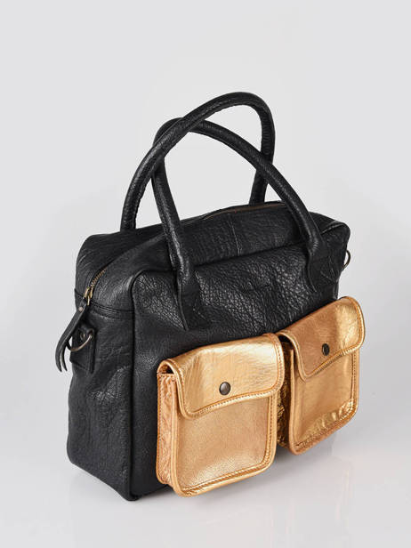 Handtas Dandy Doré Leder Paul marius Roze dore F9774-3 ander zicht 4