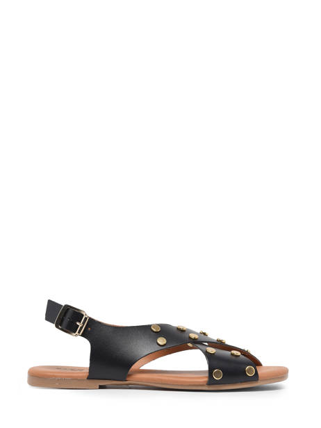 Sandalen Kenna Uit Leder Pieces Zwart accessoires 77111