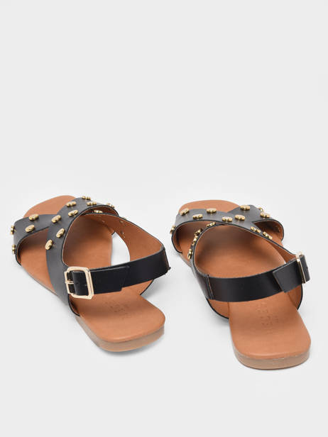 Sandalen Kenna Uit Leder Pieces Zwart accessoires 77111 ander zicht 3
