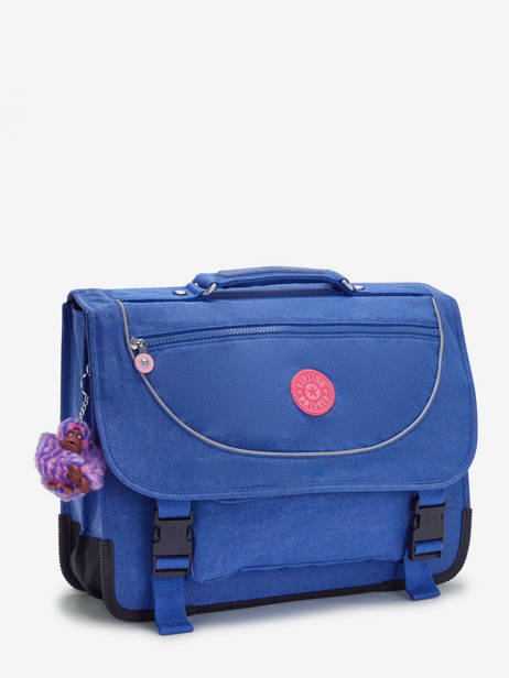 Boekentas 2 Compartimenten Kipling Blauw back to school / pbg PBG12074 ander zicht 2
