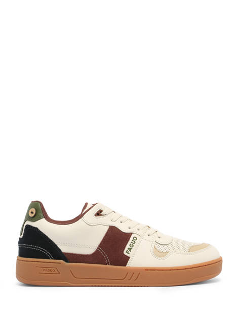 Ceiba Sneakers Uit Leder Faguo Beige men 23CG3206