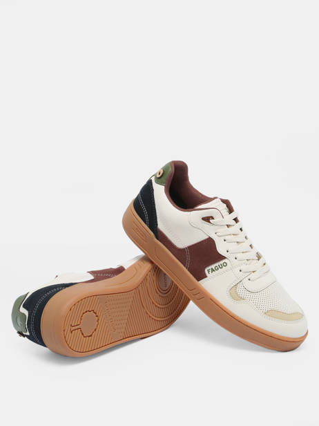 Ceiba Sneakers Uit Leder Faguo Beige men 23CG3206 ander zicht 1
